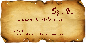 Szabados Viktória névjegykártya